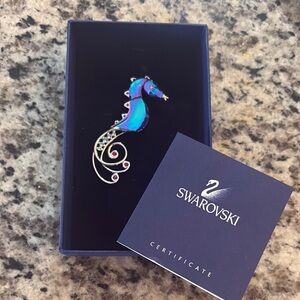 Swarovski Blue Crystal Marine Brooch